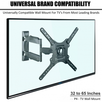 Taffware Bracket TV Telescopic VESA 400x400 for 32-65 Inch TV - P4