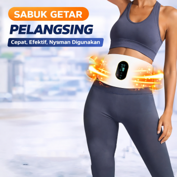 AUSEK Alat Pijat Elektrik Sabuk Getar Pelangsing Massager - NJR-719