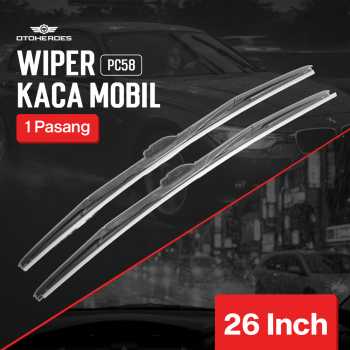 OTOHEROES Wiper Kaca Mobil Boneless Universal 3 Section 1 Pair - PC58