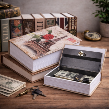 HOMESAFE Kotak Buku Novel Hidden Security Box Book Key Lock Size S - KBS-801