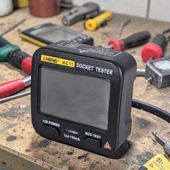 Gambar produk ANENG Stop Kontak Voltage Tester Grounding Polarity Phase Check - AC11