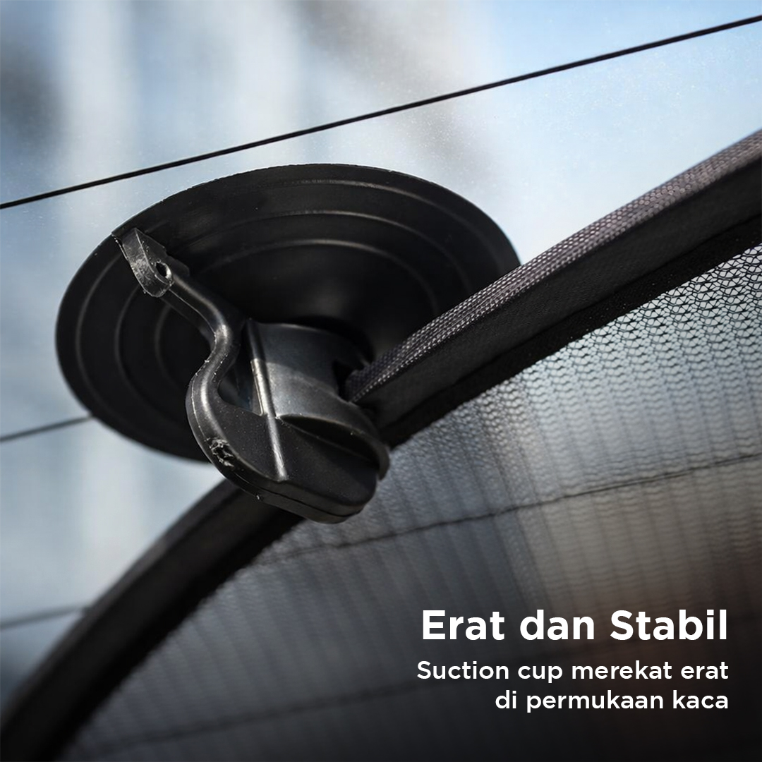 Mayitr Pelindung UV Jendela Mobil Car Sun Shade Visor 65x38cm 2 PCS - GS-005 Gambar produk Mayitr Pelindung UV Jendela Mobil Car Sun Shade Visor 65x38cm 2 PCS - GS-005