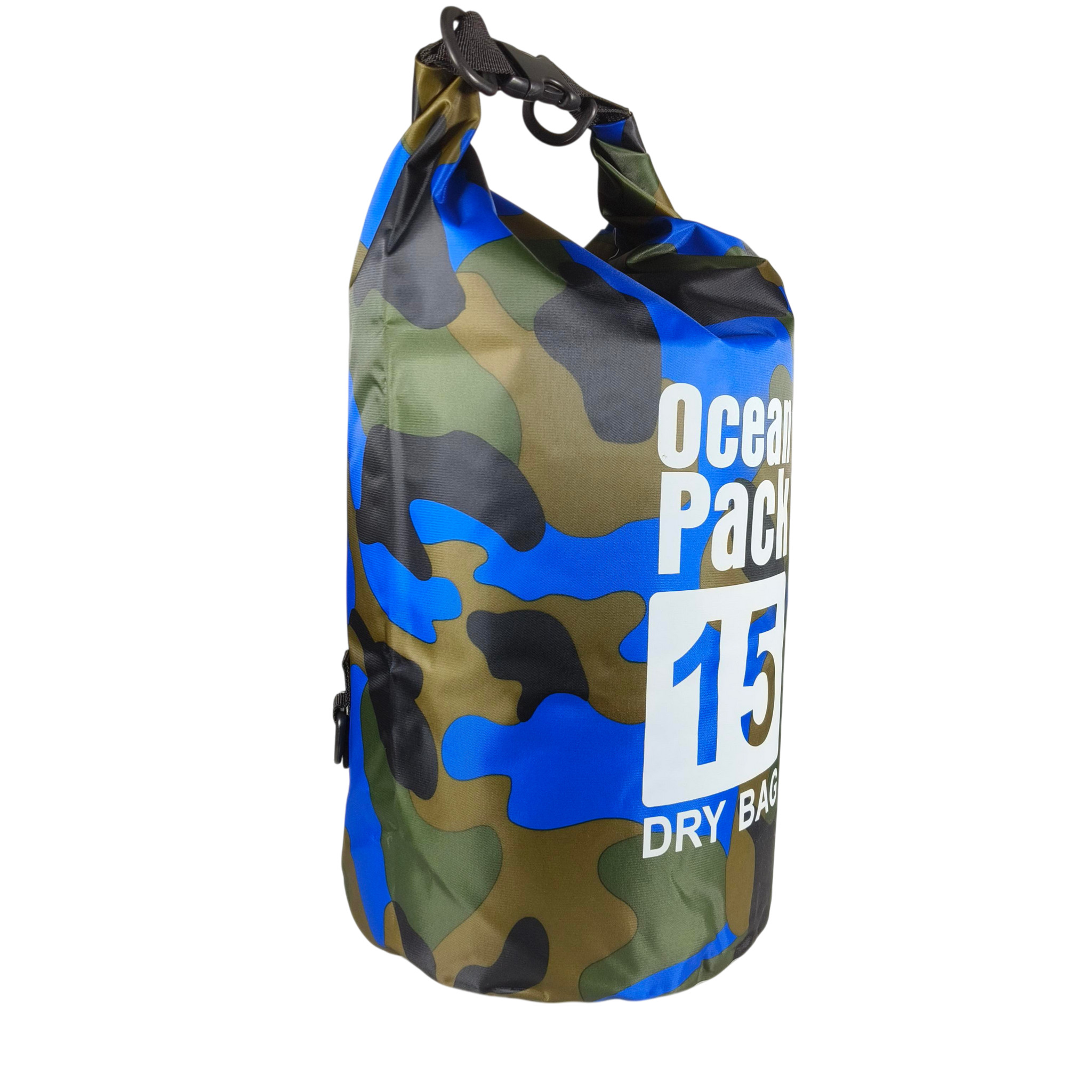 Ocean Pack Dry Bag Waterproof Backpack Strap Tas Tahan Air PVC Nilon 15L - XAZ9 Gambar produk Ocean Pack Dry Bag Waterproof Backpack Strap Tas Tahan Air PVC Nilon 15L - XAZ9