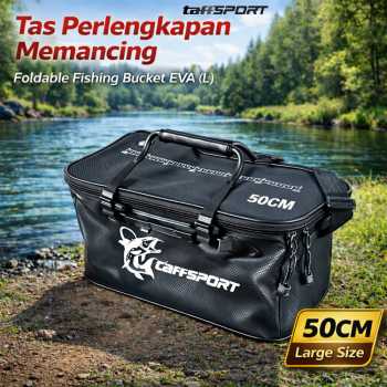 TaffSPORT Tas Perlengkapan Memancing Foldable Fishing Bucket EVA - INU121