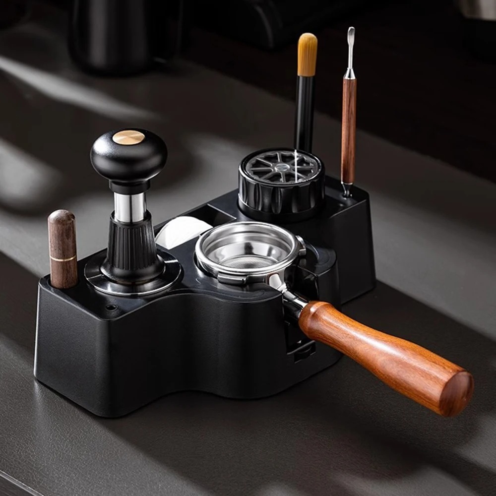 Gambar produk PUSEE Wadah Alat Kopi Portafilter Tamper Mat Storage Adjustable - BB-350