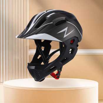 Gambar produk BIKEBOY Helm Sepeda Anak Full Face Modular LED MTB Skateboard - K24