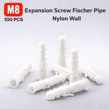 Taffware Expansion Screw Fischer Pipe Nylon Wall Anchors Tub Packed