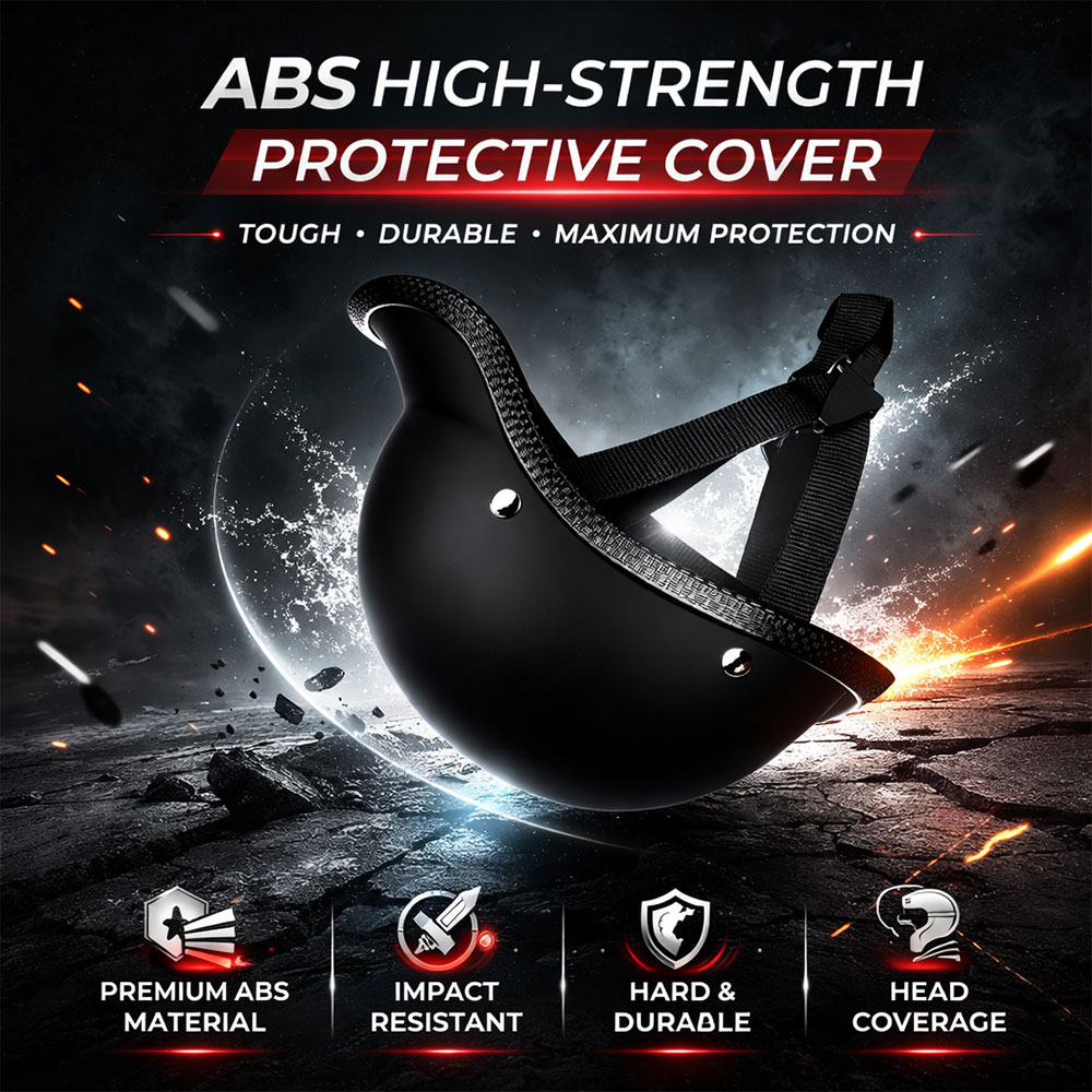 HZIH Helm Sepeda Skuter Retro Half Motorcycle Helmet - U20 Gambar produk HZIH Helm Sepeda Skuter Retro Half Motorcycle Helmet - U20