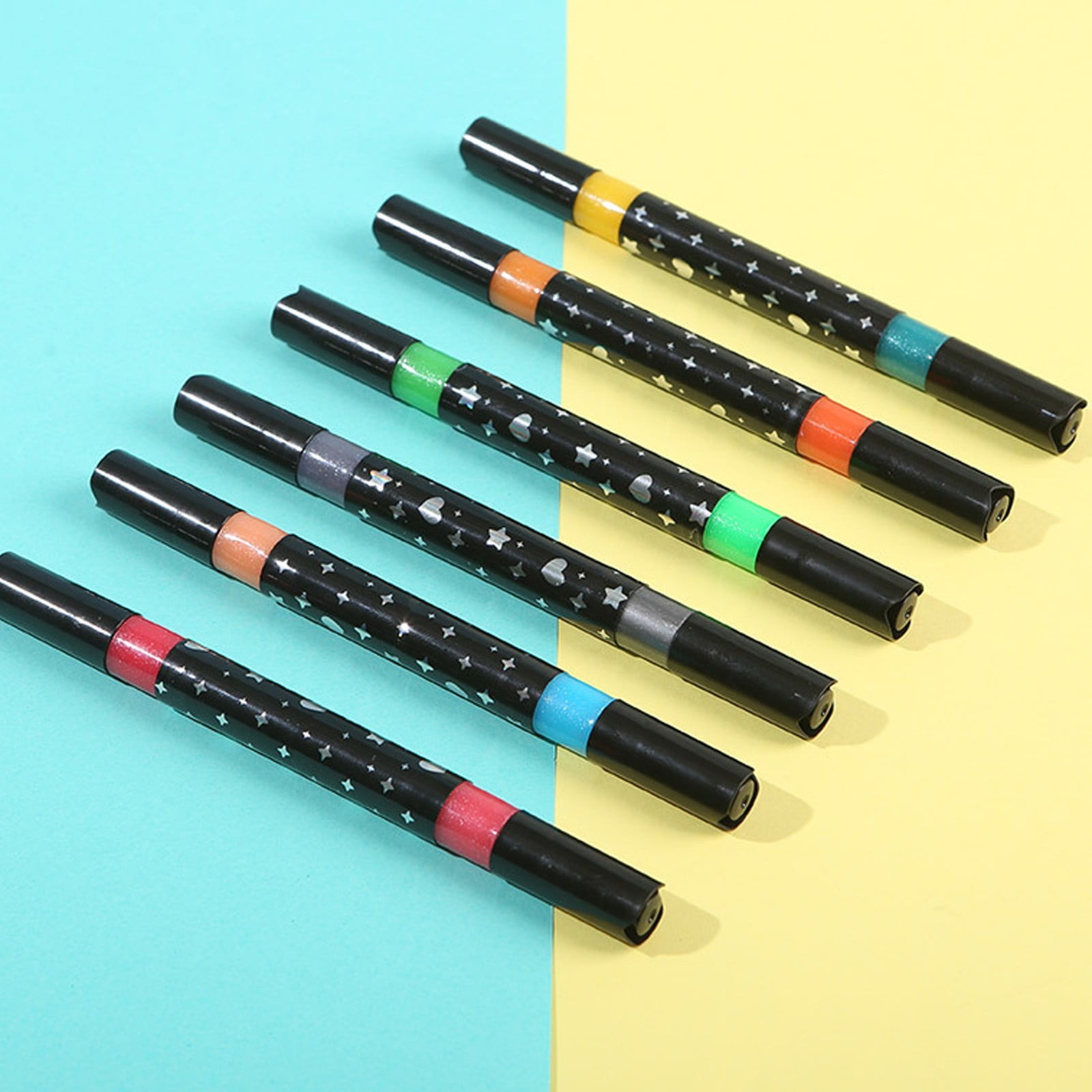 Gambar produk Kolorowy Spidol Warna Glitter Dual Tip Watercolor Set 48 Colors 24 PCS - 88635