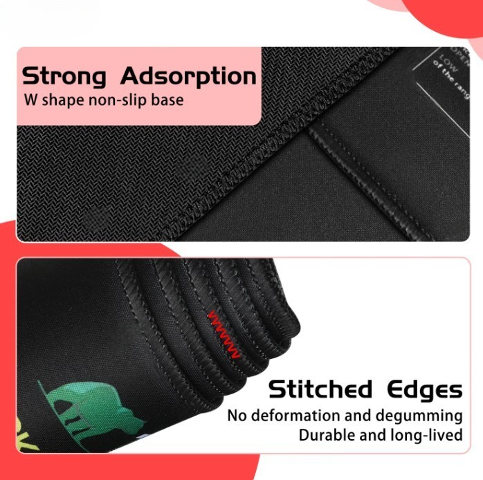 EXCOVIP Mouse Pad Gaming Desk Mat Trading Chart Pattern Anti Slip 400x900x3mm - EC1 Gambar produk EXCOVIP Mouse Pad Gaming Desk Mat Trading Chart Pattern Anti Slip 400x900x3mm - EC1