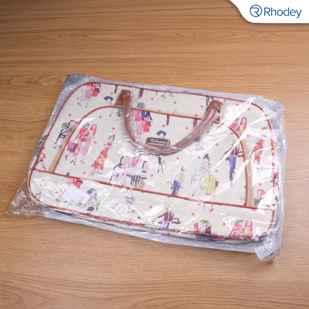 Rhodey RAIMIQI SEMOR Tas Jinjing Duffle Bag PU Leather Unisex 20 Inch Beautiful Pattern - CB001 Gambar produk Rhodey RAIMIQI SEMOR Tas Jinjing Duffle Bag PU Leather Unisex 20 Inch Beautiful Pattern - CB001