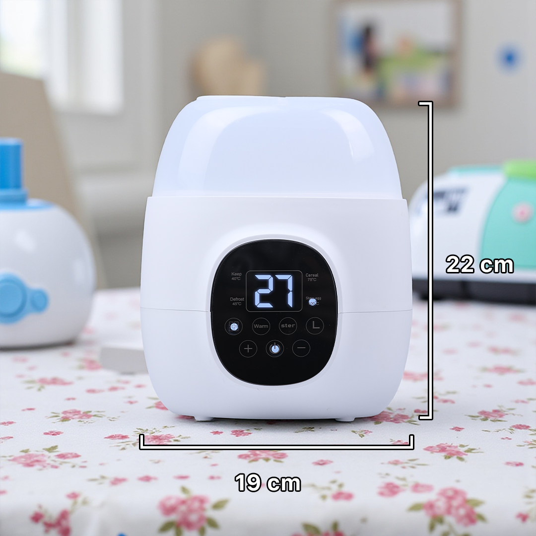 Nutiboo Penghangat Botol Susu Bayi 2in1 Milk Warmer Sterilizers - HJ-B01 Gambar produk Nutiboo Penghangat Botol Susu Bayi 2in1 Milk Warmer Sterilizers - HJ-B01