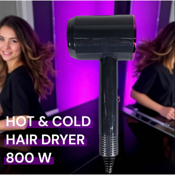 HIBIMA Hair Dryer Low Watt Anion Portable Pengering Rambut 800W - XL-2200