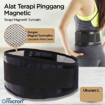Gambar produk TaffOmicron Alat Terapi Pinggang Magnetic Tourmaline Nylon Size L