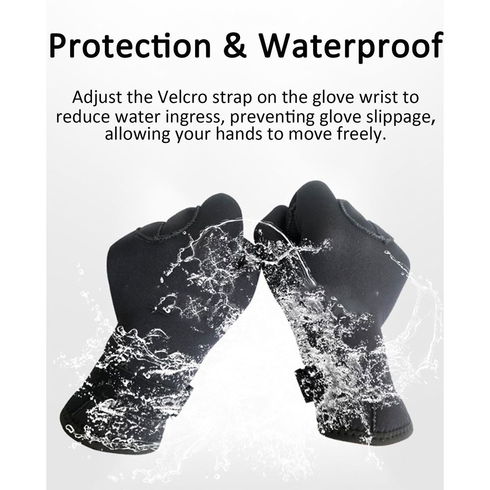 RaamKa Sarung Tangan Diving Neoprene 3mm Waterproof Snorkeling Surfing L - ST-05 Gambar produk RaamKa Sarung Tangan Diving Neoprene 3mm Waterproof Snorkeling Surfing L - ST-05