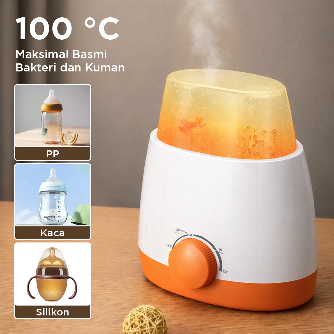 LRB Penghangat Botol Susu Bayi Milk Bottle Warmer Sterilizer 250W - XB-06P Gambar produk LRB Penghangat Botol Susu Bayi Milk Bottle Warmer Sterilizer 250W - XB-06P