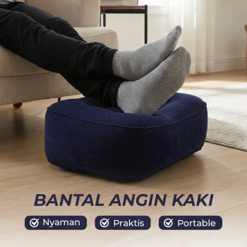 Gambar produk SOKI Bantal Angin Kaki Portabel Inflatable Relaxing Feet Pillow - IAF-05
