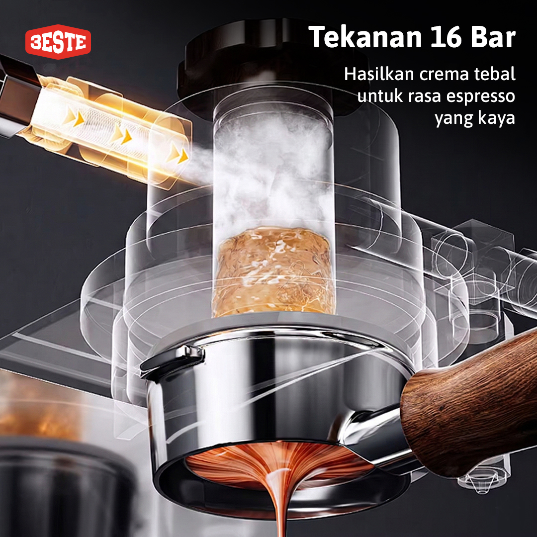 Trieste Mesin Kopi Espresso Pneumatic Coffee Maker 85ml with PID - AW1S Gambar produk Trieste Mesin Kopi Espresso Pneumatic Coffee Maker 85ml with PID - AW1S