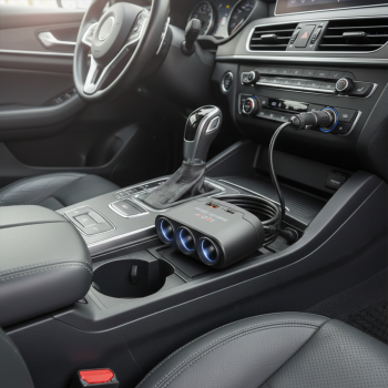 Gambar produk Kebidumei Car Charger Mobil Fast Charging Cigarette USB C 2.4A 120W - D-24