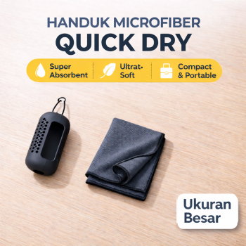 TaffHOME Handuk Microfiber Quick Dry Cooling Ice Towel Silicon Case - S-10