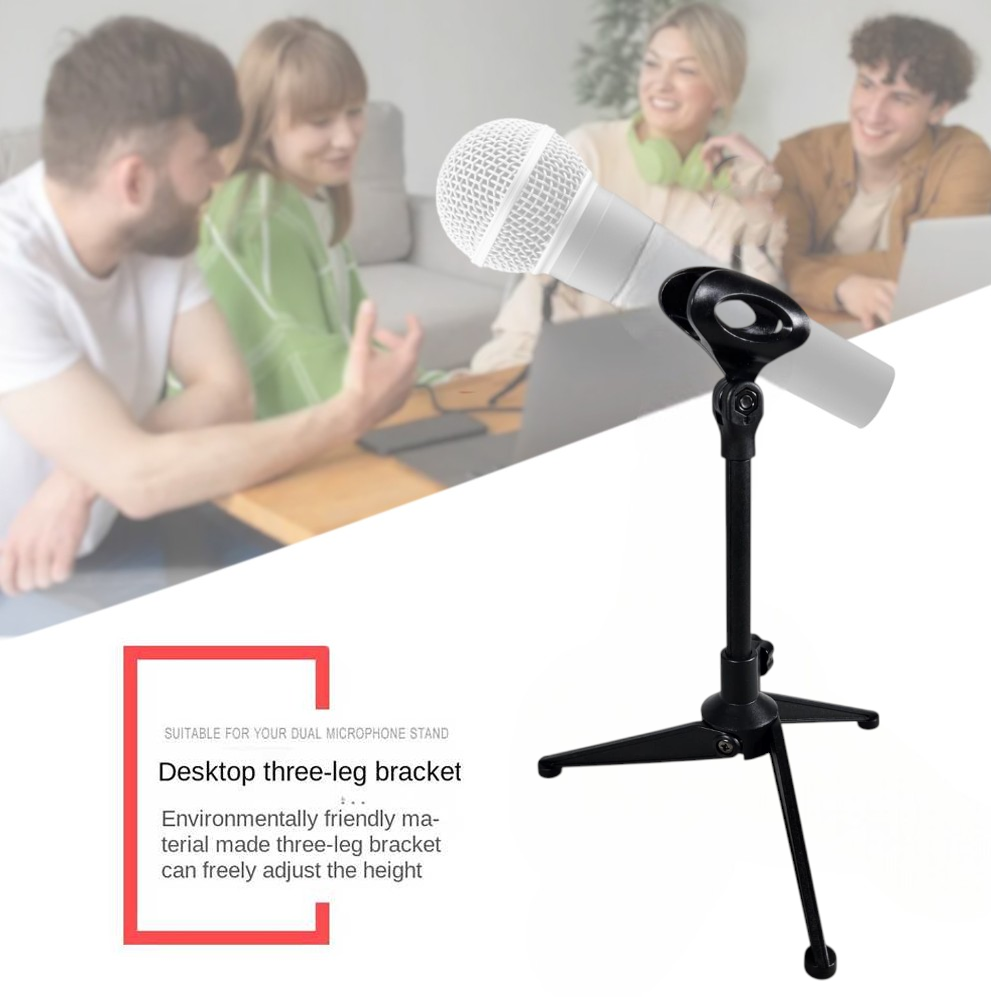 TaffSTUDIO Stand Mikrofon Desktop Microphone Holder Adjustable Height - BM-03 Gambar produk TaffSTUDIO Stand Mikrofon Desktop Microphone Holder Adjustable Height - BM-03