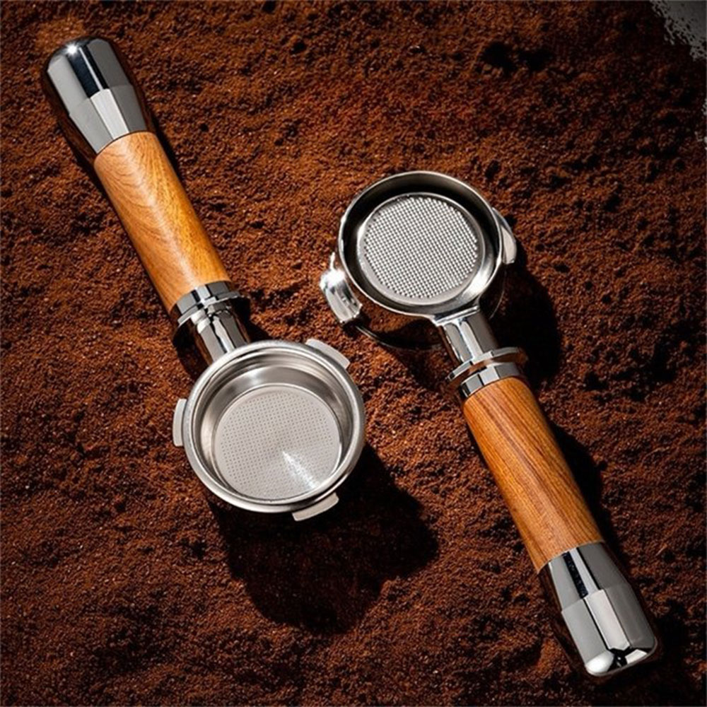 Gambar produk KNODOS Bottomless Naked Portafilter Detachable Stainless Steel 51mm - NP55