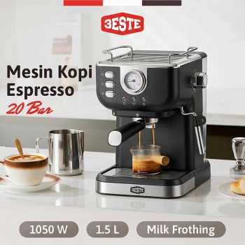 Trieste Mesin Kopi Espresso Coffee Frothing 20 Bar 1050W 1.5L - CM3120