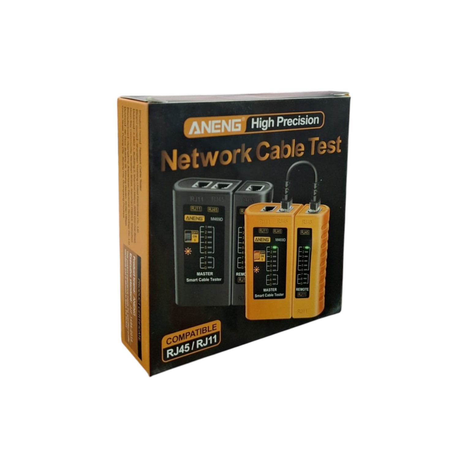 ANENG Tester Kabel Jaringan Network Internet Telepon RJ45 RJ11 - M469D Gambar produk ANENG Tester Kabel Jaringan Network Internet Telepon RJ45 RJ11 - M469D