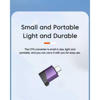 Gambar produk Toocki OTG Type C to Micro USB 480Mbps with Lanyard Adapter Converter - TZJTMC-JG05