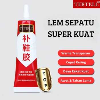 Gambar produk TERTELL Lem Sepatu Waterproof Quick Dry Shoe Glue Universal 30gr - T-30G