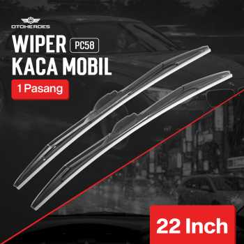 OTOHEROES Wiper Kaca Mobil Boneless Universal 3 Section 1 Pair - PC58