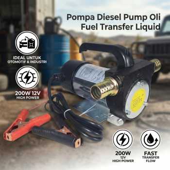 ORIENTAL Pompa Diesel Pump Oli Oil Fuel Transfer Liquid 12V 200W - KS-41
