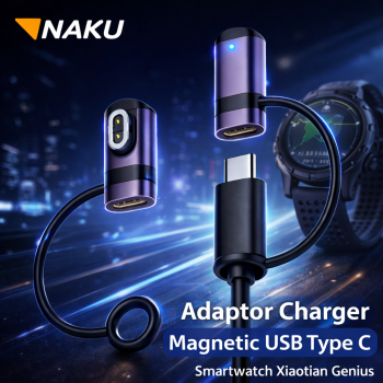 NAKU Adaptor Charger Magnetic USB Type C Smartwatch Xiaotian Genius - NK-Z10