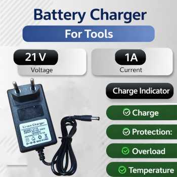 VELURA Charger Power Adaptor DC 21V 1A For Baterai Li-ion Makita - AYD-1260