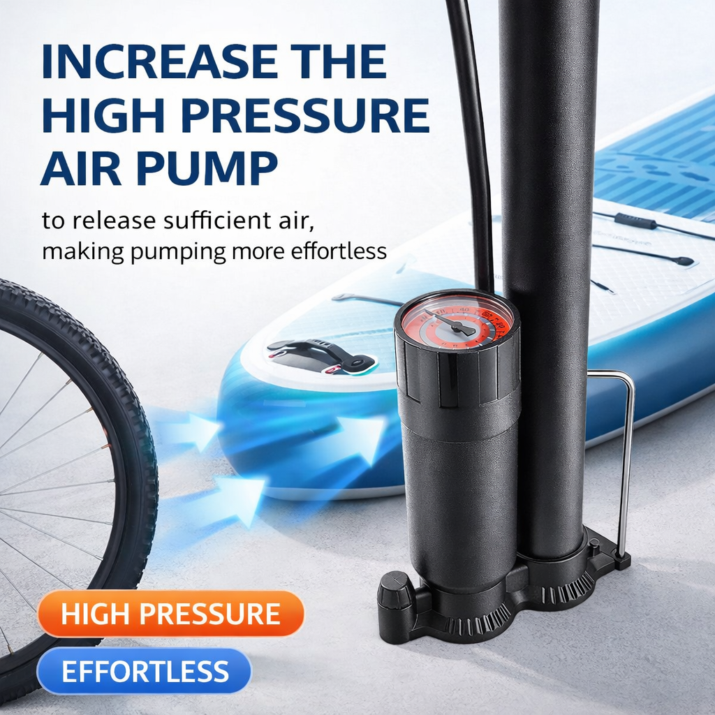 Autocamp Pompa Angin Ban Sepeda Manual Air Pressure Pump 160 PSI - CT-909 Gambar produk Autocamp Pompa Angin Ban Sepeda Manual Air Pressure Pump 160 PSI - CT-909