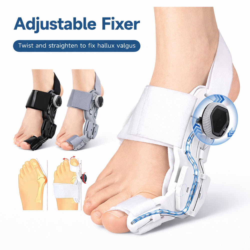 Gambar produk YOSO Korektor Pelurus Jempol Kaki Toe Separator Hallux Valgus Bunion - HF-19