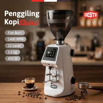Trieste Penggiling Biji Kopi Elektrik Coffee Grinder LCD 450W 1.2kg - K74