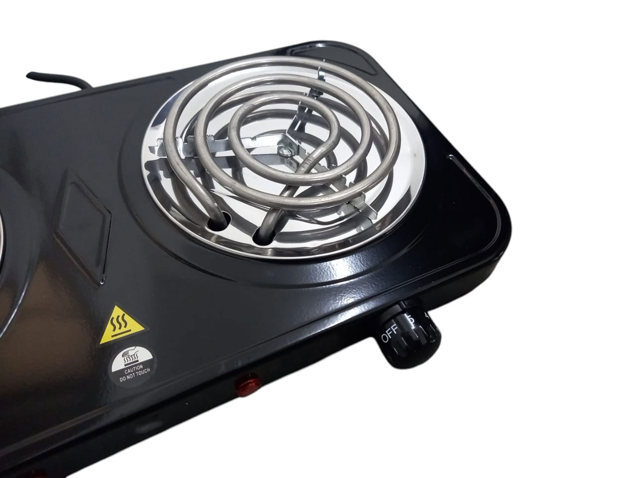 TaffHOME Kompor Listrik 2 Tungku Portable Coil Hot Plate 2000W - WY-05C Gambar produk TaffHOME Kompor Listrik 2 Tungku Portable Coil Hot Plate 2000W - WY-05C