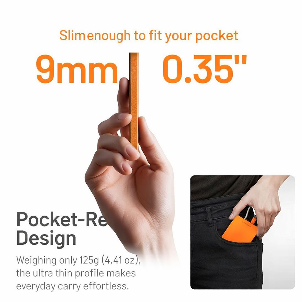 Gambar produk NITECORE Power Bank Magnetic PD QC IPX7 Fast Charging 22.5W 5000mAh - POCKET 5