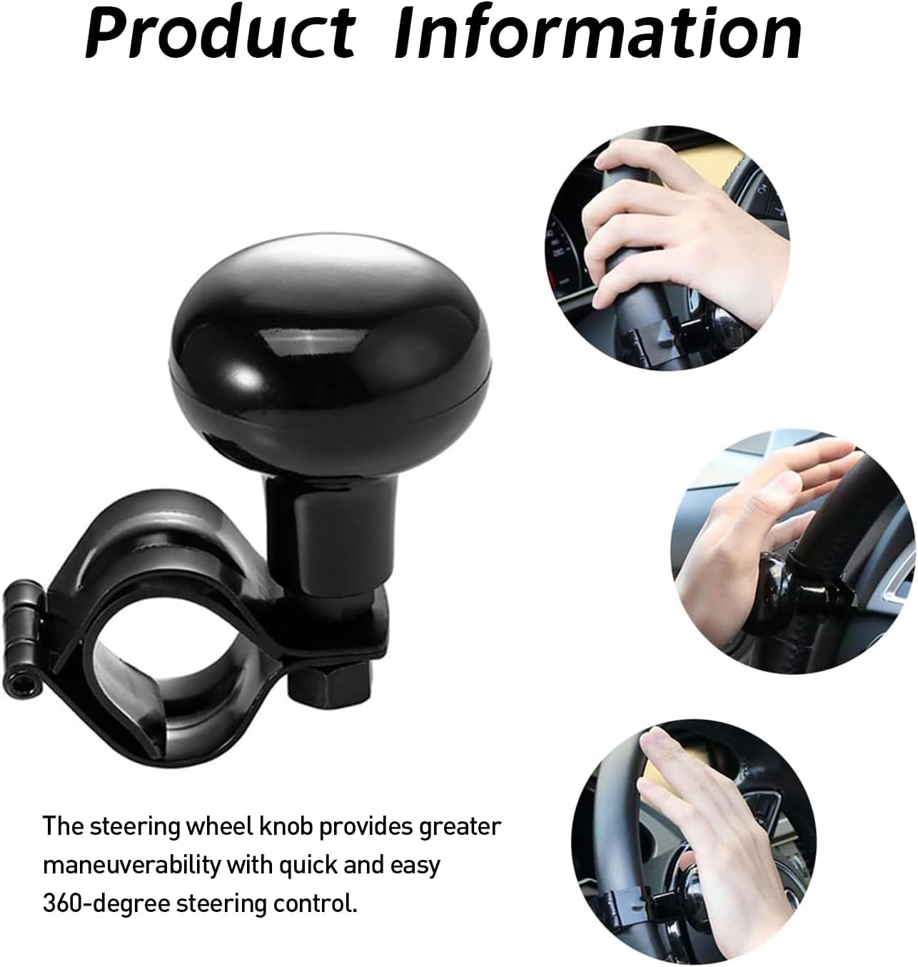 OTOHEROES Knob Setir Mobil Universal Steering Wheel Power Ball Control - J-12-33 Gambar produk OTOHEROES Knob Setir Mobil Universal Steering Wheel Power Ball Control - J-12-33