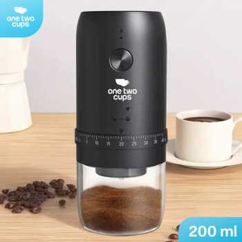 One Two Cups Alat Penggiling Kopi Elektrik Coffee Grinder Adjustable - KMDJ-2AW
