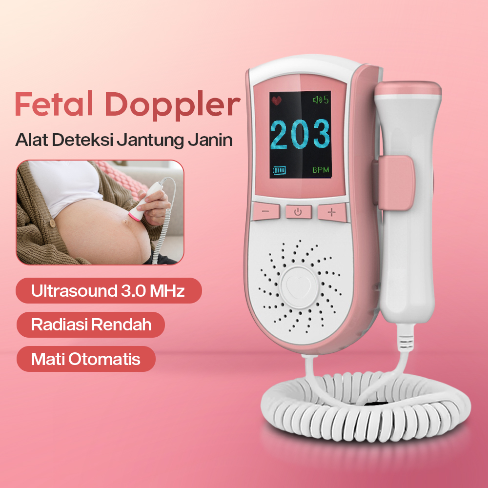 Youwen Alat Deteksi Jantung Janin Fetal Doppler Heart Rate Monitor - JSL-T503 Gambar produk Youwen Alat Deteksi Jantung Janin Fetal Doppler Heart Rate Monitor - JSL-T503