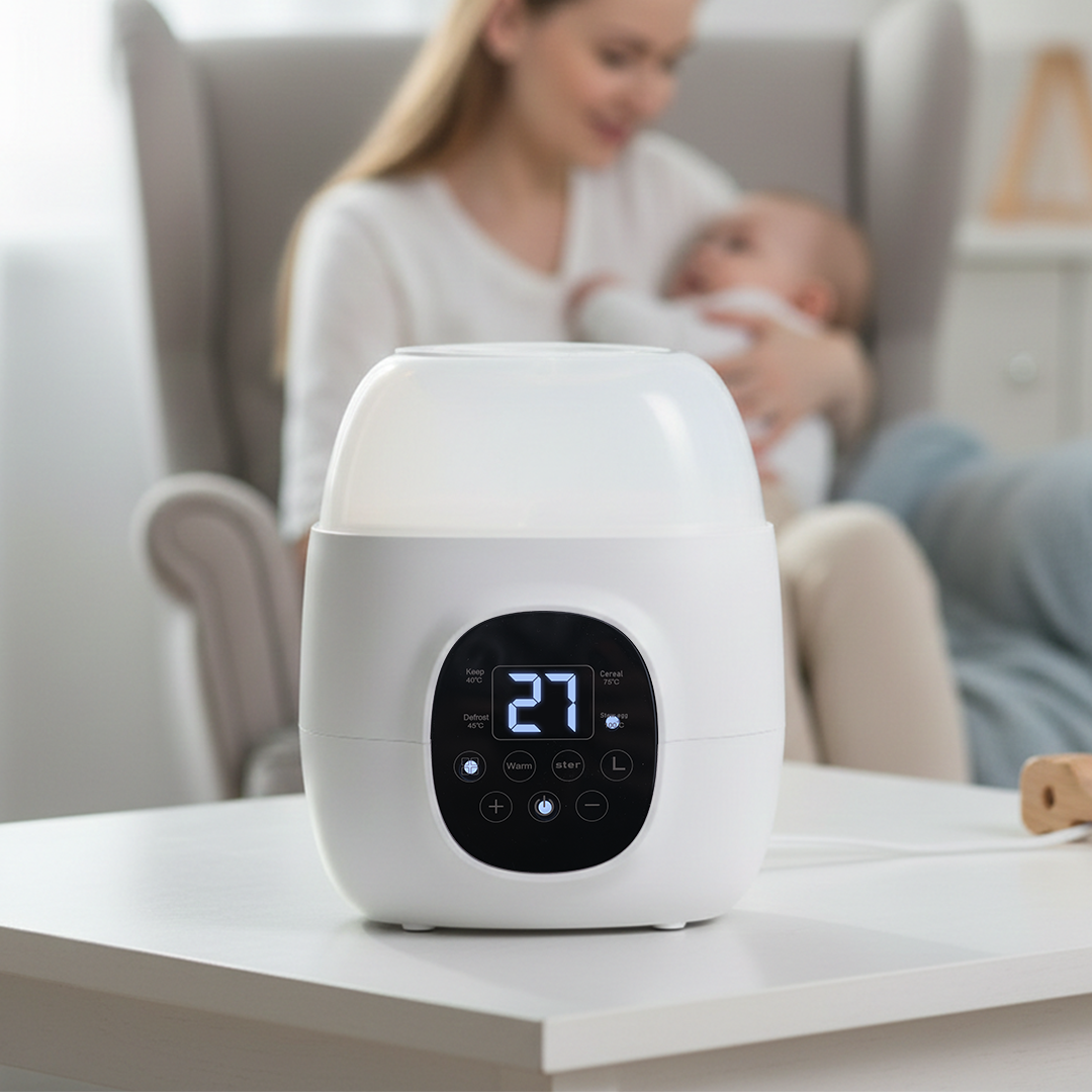 Nutiboo Penghangat Botol Susu Bayi 2in1 Milk Warmer Sterilizers - HJ-B01 Gambar produk Nutiboo Penghangat Botol Susu Bayi 2in1 Milk Warmer Sterilizers - HJ-B01