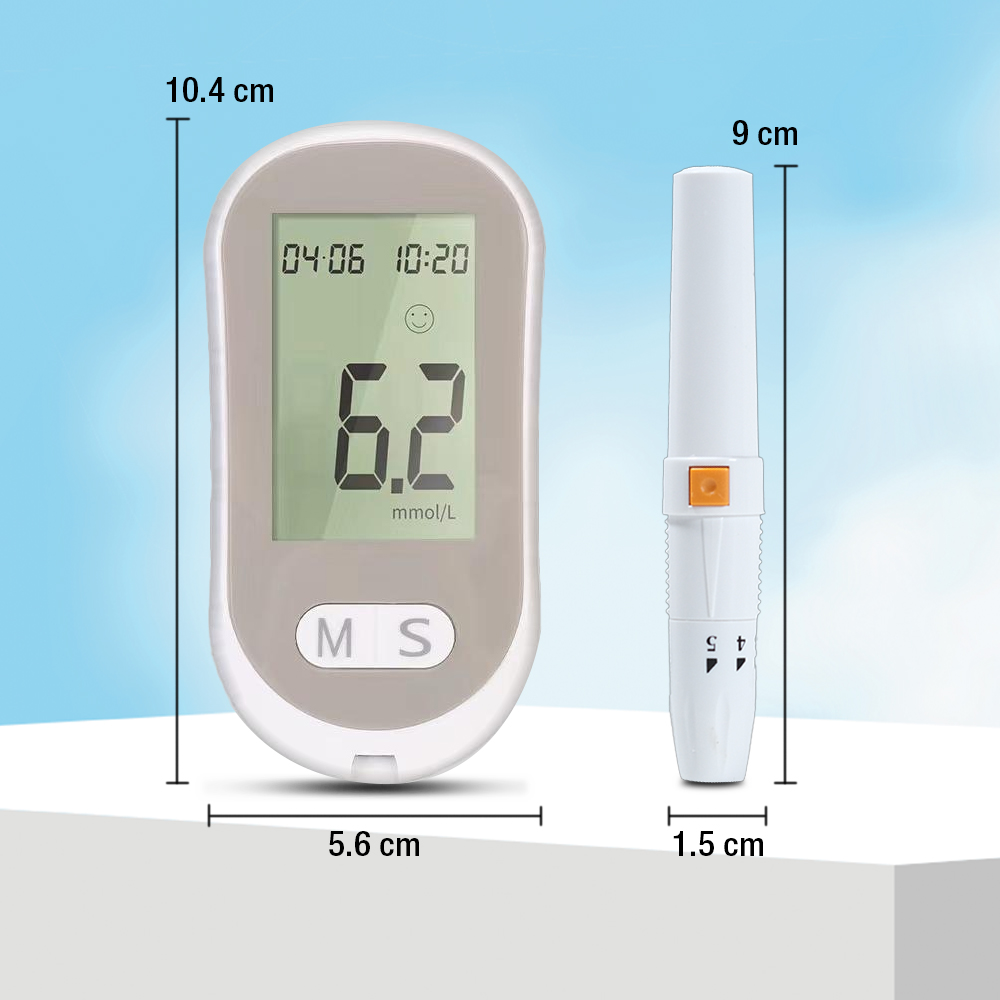 XIUDA Alat Cek Gula Darah Glucometer Kit 50 Test Strips - G058 Gambar produk XIUDA Alat Cek Gula Darah Glucometer Kit 50 Test Strips - G058
