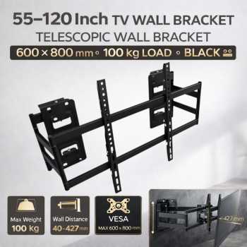 SH Bracket TV Dinding Telescopic VESA 600x800mm 55-120 Inch - SH-702