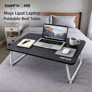 TaffHOME Meja Lipat Laptop Foldable Bed Table - BO-670
