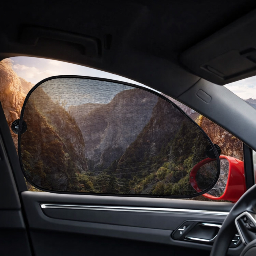 Mayitr Pelindung UV Jendela Mobil Car Sun Shade Visor 65x38cm 2 PCS - GS-005 Gambar produk Mayitr Pelindung UV Jendela Mobil Car Sun Shade Visor 65x38cm 2 PCS - GS-005