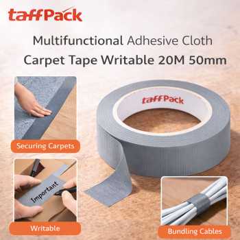 TaffPACK Lakban Kain Karpet Multifungsi Adhesive Cloth Tape Writable - 23OU