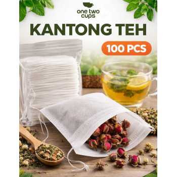 One Two Cups Kantong Teh Filter Saringan Tea Bag Disposable 100 PCS - M100