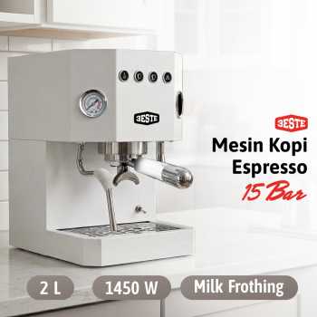 Trieste Mesin Kopi Espresso Coffee Maker Semi Automatic 15 Bar 1450W - C100